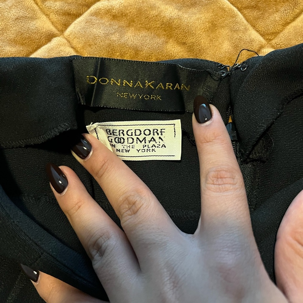 Donna Karan Elegant Black Pants